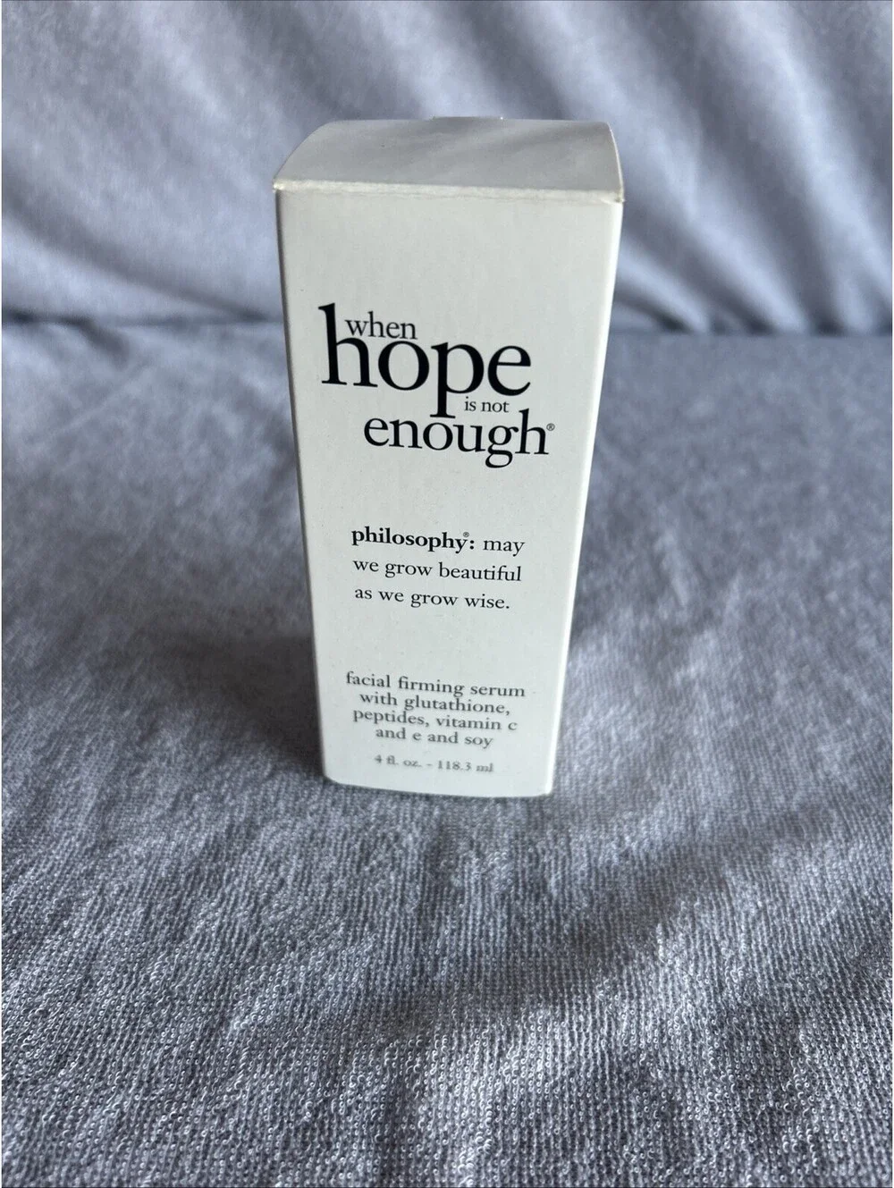 Philosophy When Hope Is Not Enough Facial Firming Serum - 4oz